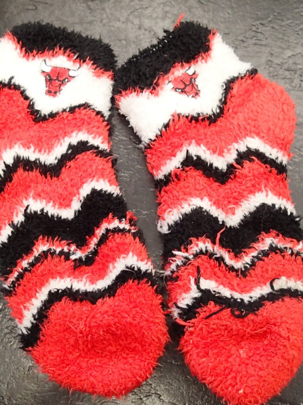 Chicago Bulls Fuzzy Socks